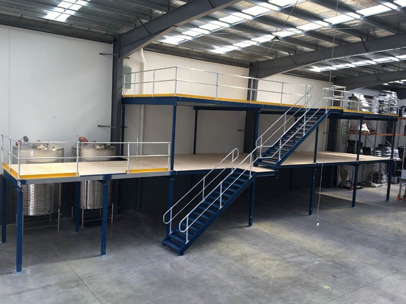 Structured warehouse storage system representative of automation-ready racking